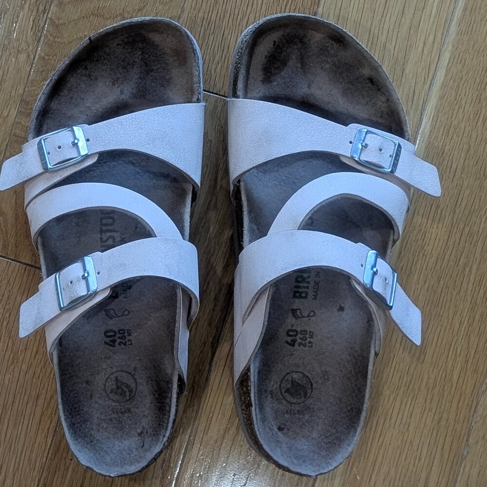 Birkenstock Salina Light Pink Vegan Size 40